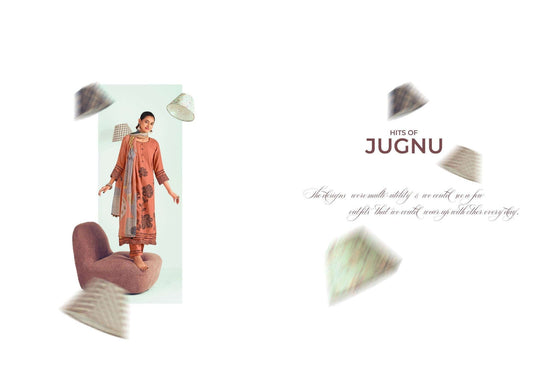 Jay Vijay Hits Of Jugnu Malai Chanderi Jacquard Dress Material - Amrah Wholesale