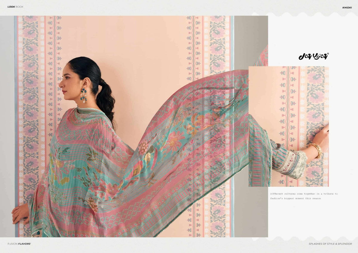 Jay Vijay Hits Of Khidki Vol 4 Pure Cotton Salwar Suit - Amrah Wholesale