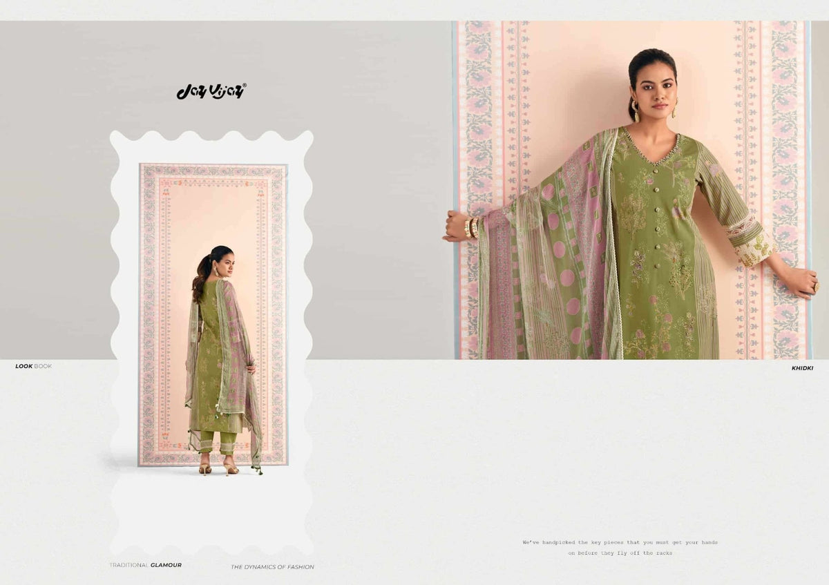 Jay Vijay Hits Of Khidki Vol 4 Pure Cotton Salwar Suit - Amrah Wholesale