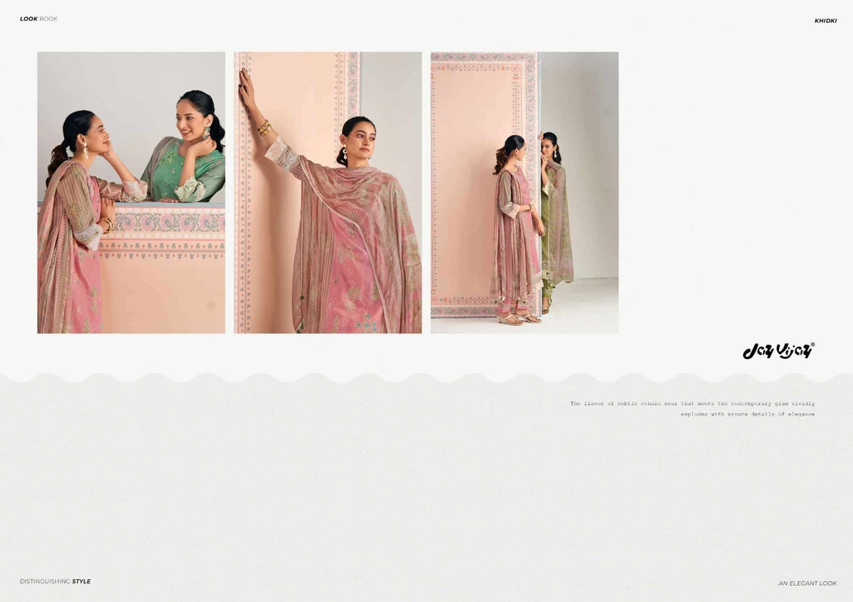 Jay Vijay Hits Of Khidki Vol 4 Pure Cotton Salwar Suit - Amrah Wholesale