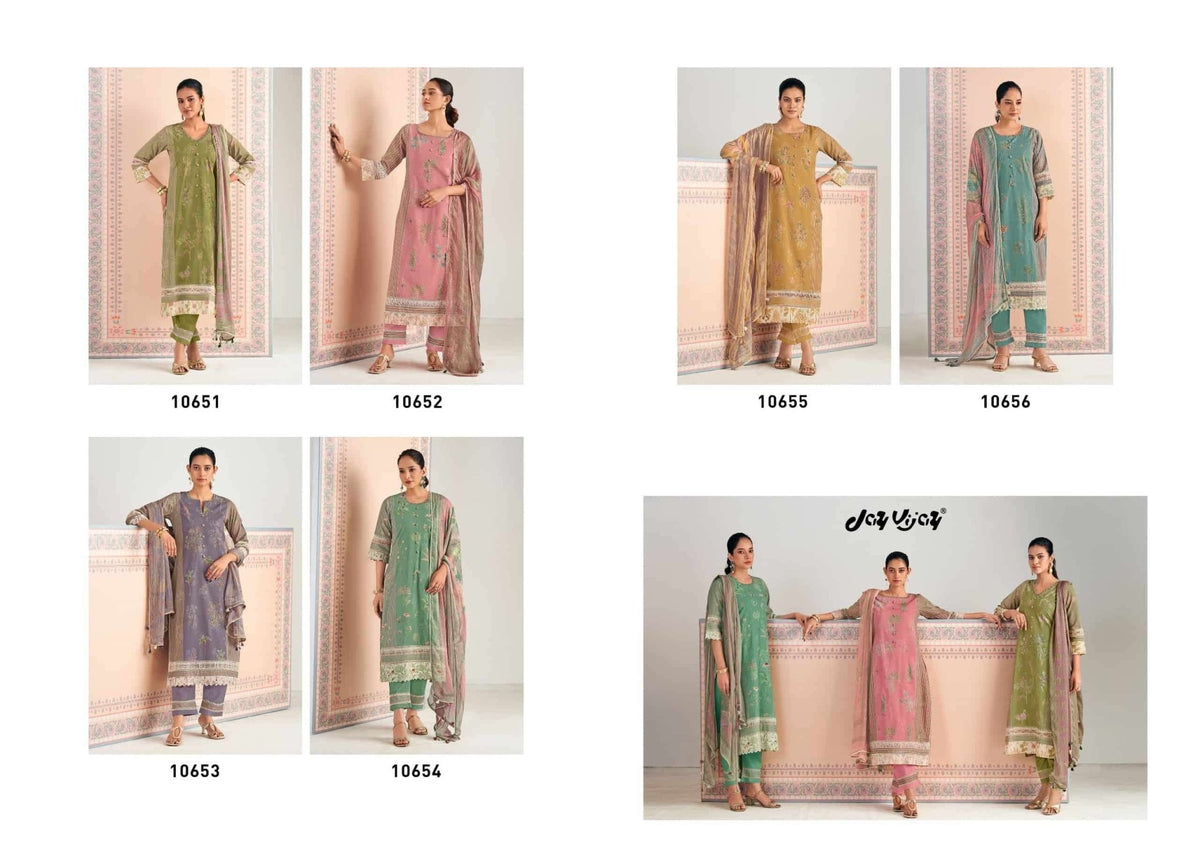 Jay Vijay Hits Of Khidki Vol 4 Pure Cotton Salwar Suit - Amrah Wholesale