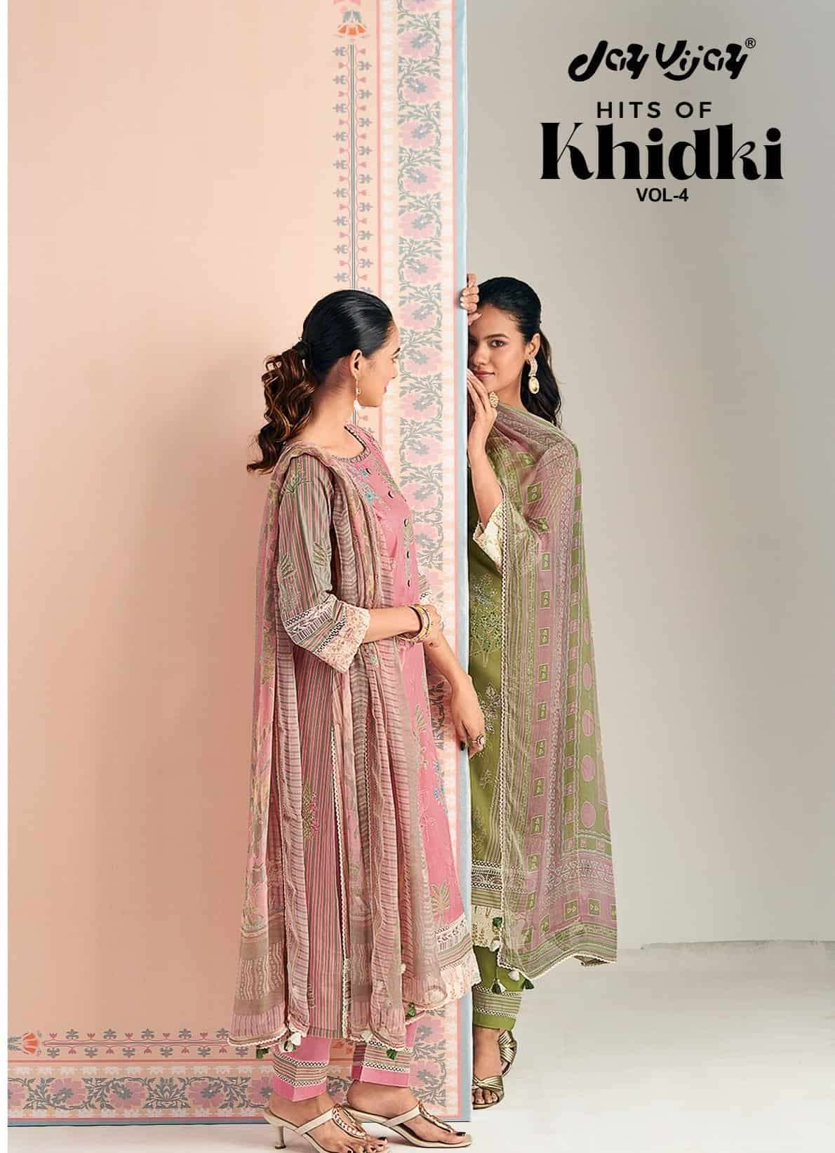 Jay Vijay Hits Of Khidki Vol 4 Pure Cotton Salwar Suit - Amrah Wholesale