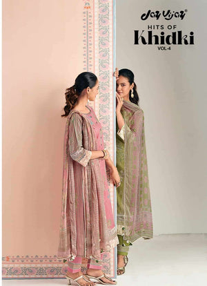 Jay Vijay Hits Of Khidki Vol 4 Pure Cotton Salwar Suit - Amrah Wholesale