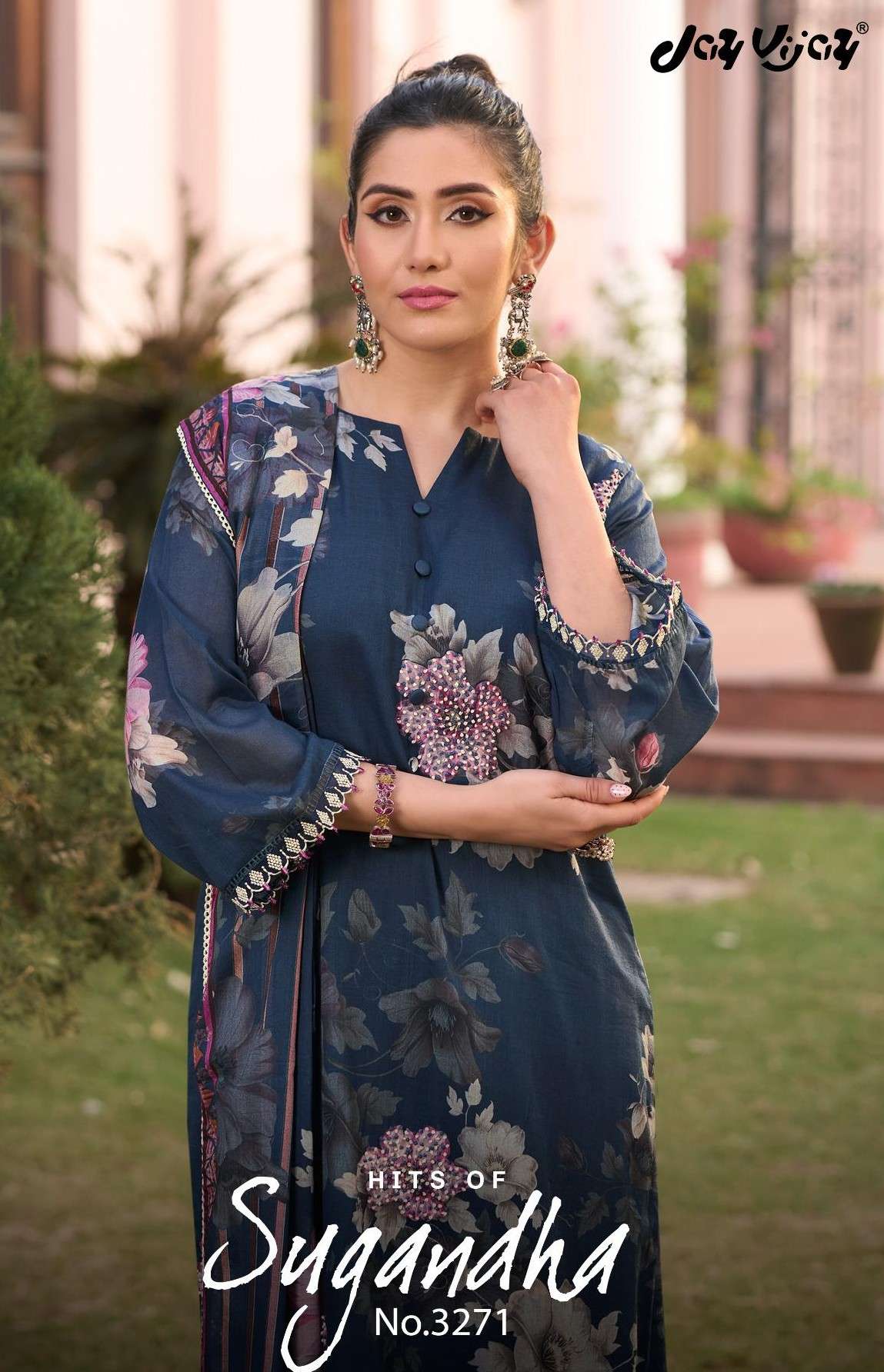 Jay Vijay Hits Of Sugandha 3271 Wholesale Dress Material Collection