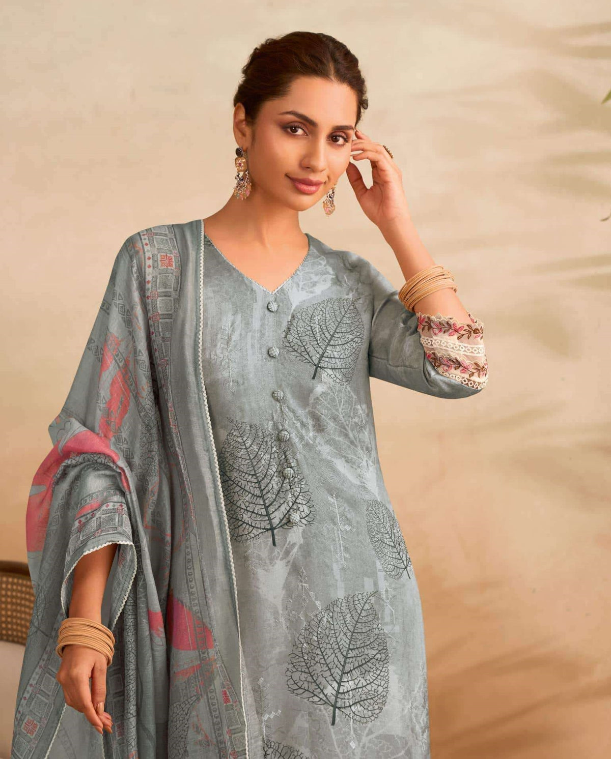 Jay Vijay Imrozia 3290 Muslin Dress Material - Amrah Wholesale
