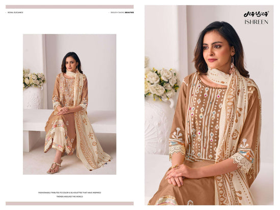 Jay Vijay Ishreen 3280 Pure Cotton Dress Material - Amrah Wholesale