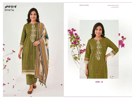 Jay Vijay Ismeria 3298 Cotton Dress Material Collection