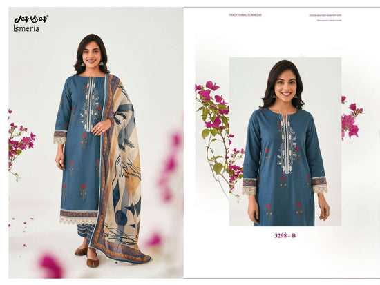 Jay Vijay Ismeria 3298 Cotton Dress Material Collection