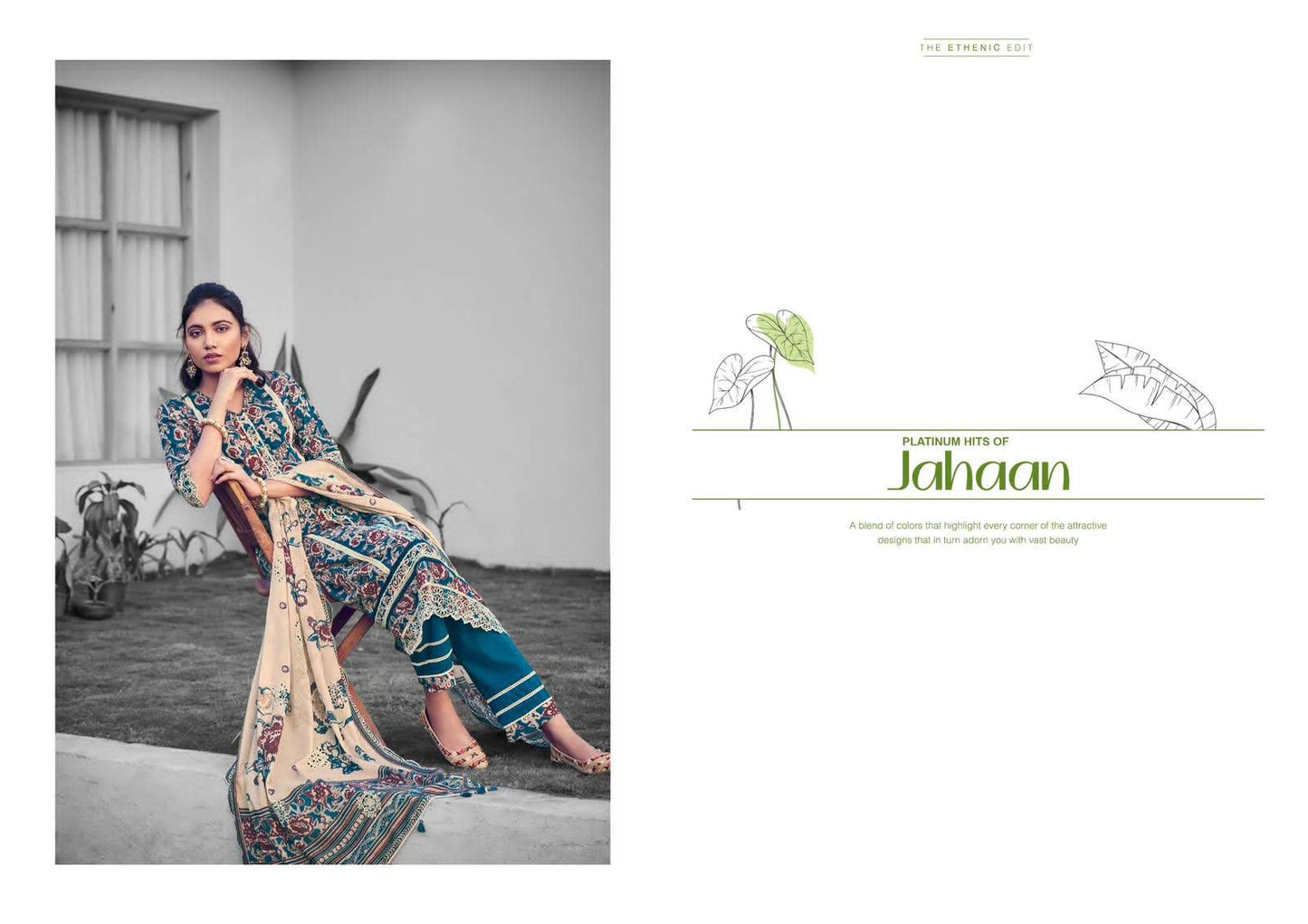 Jay Vijay Jahaan Pure Cotton Dress Material - Amrah Wholesale