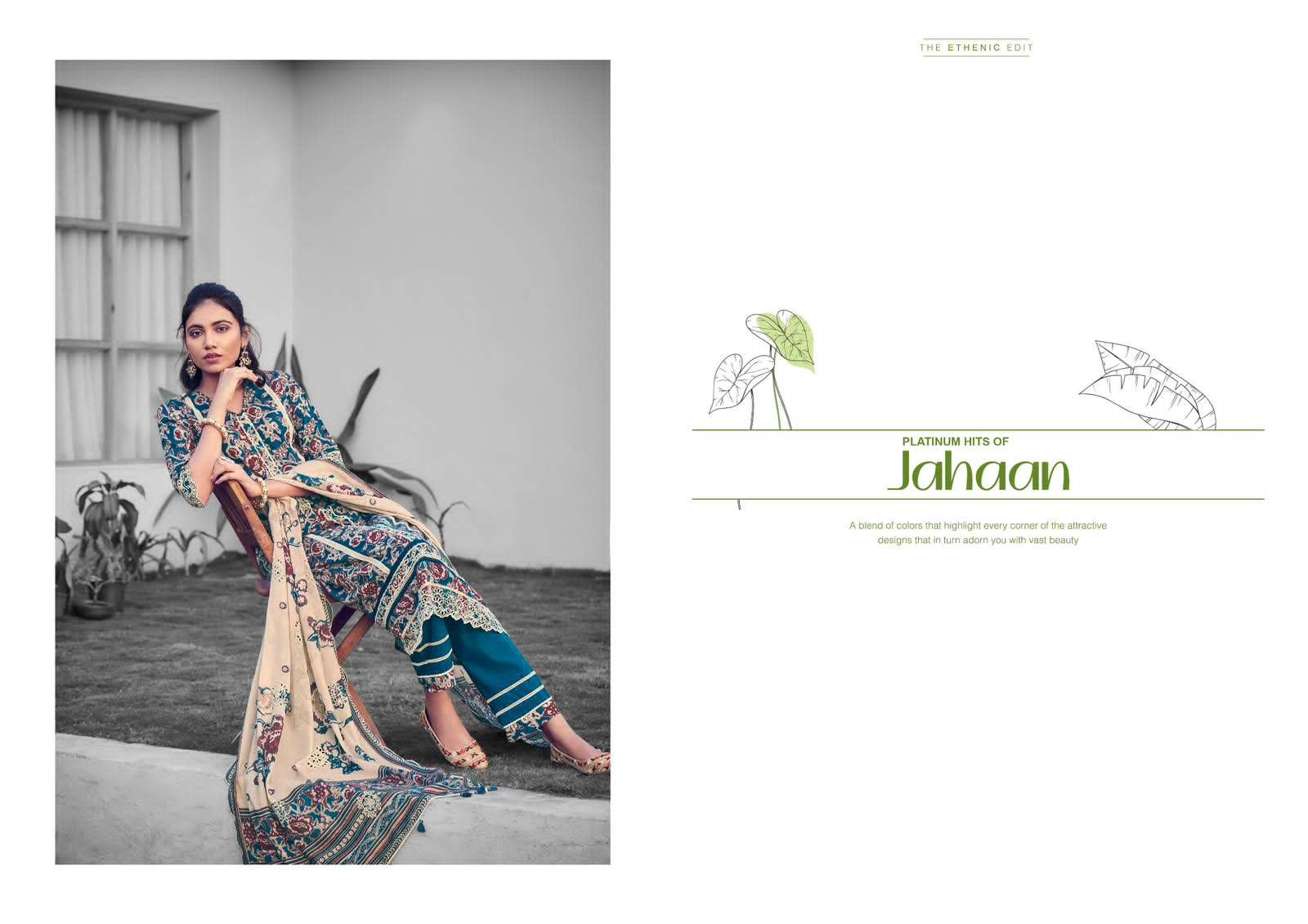 Jay Vijay Jahaan Pure Cotton Dress Material - Amrah Wholesale