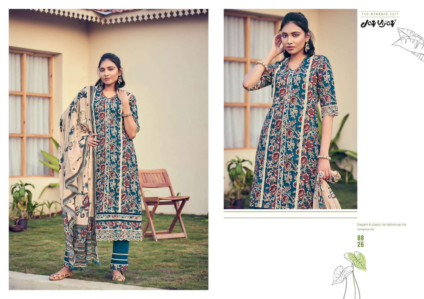 Jay Vijay Jahaan Pure Cotton Dress Material - Amrah Wholesale