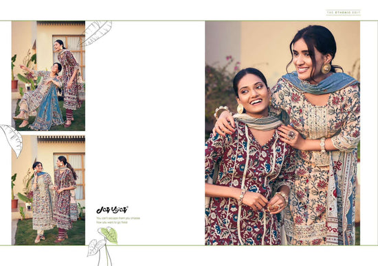 Jay Vijay Jahaan Pure Cotton Dress Material - Amrah Wholesale
