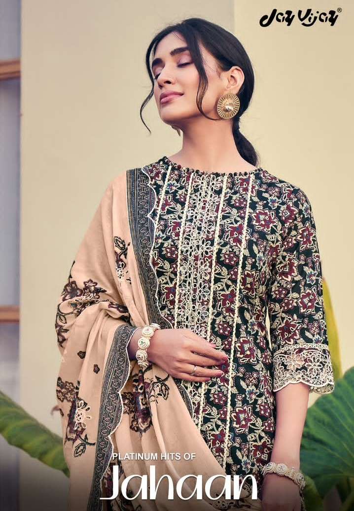 Jay Vijay Jahaan Pure Cotton Dress Material - Amrah Wholesale