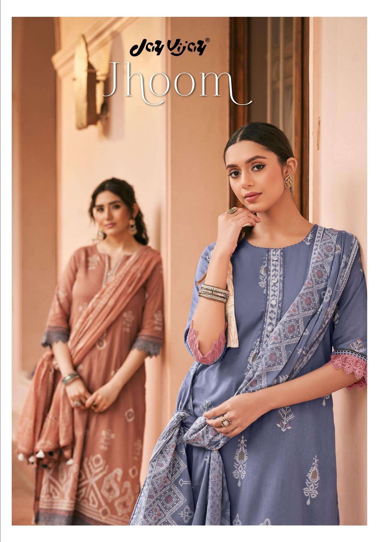 Jay Vijay Jhoom Organdy Dress Material Wholesale