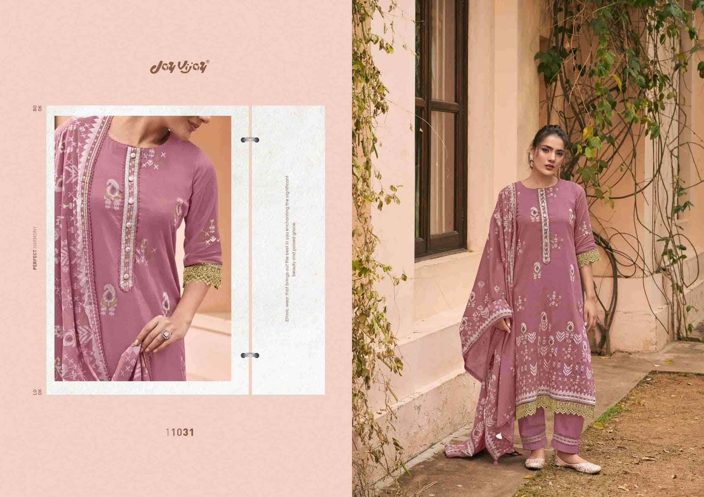 Jay Vijay Jhoom Organdy Dress Material Wholesale