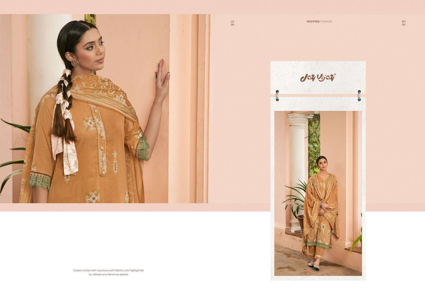 Jay Vijay Jhoom Organdy Dress Material Wholesale