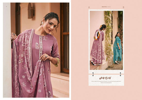 Jay Vijay Jhoom Organdy Dress Material Wholesale - Amrah Wholesale