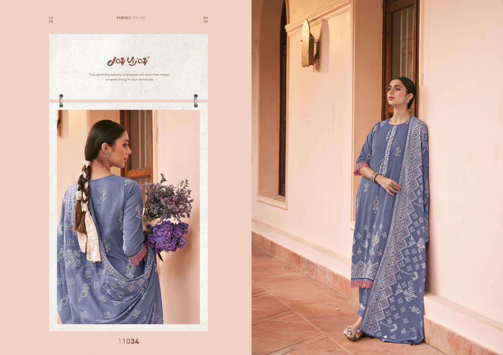 Jay Vijay Jhoom Organdy Dress Material Wholesale - Amrah Wholesale