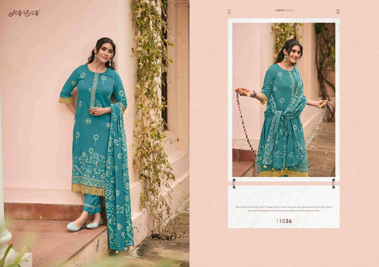 Jay Vijay Jhoom Organdy Dress Material Wholesale
