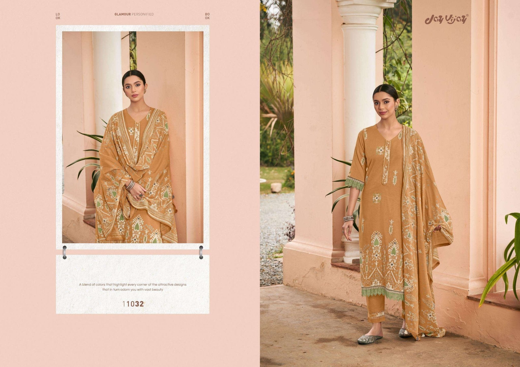 Jay Vijay Jhoom Organdy Dress Material Wholesale - Amrah Wholesale