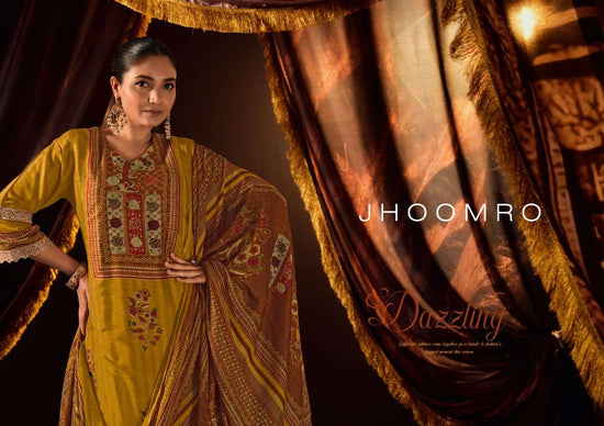 Jay Vijay Jhoomro Premium Bemberg Muslin Silk Suit Set