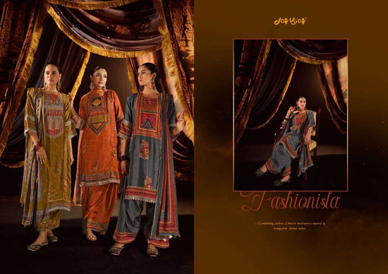 Jay Vijay Jhoomro Premium Bemberg Muslin Silk Suit Set