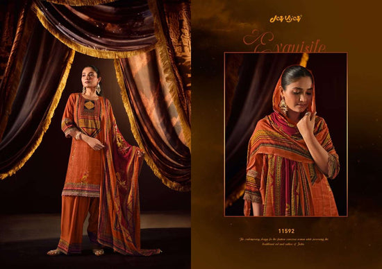 Jay Vijay Jhoomro Premium Bemberg Muslin Silk Suit Set