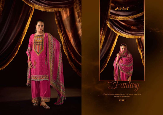 Jay Vijay Jhoomro Premium Bemberg Muslin Silk Suit Set