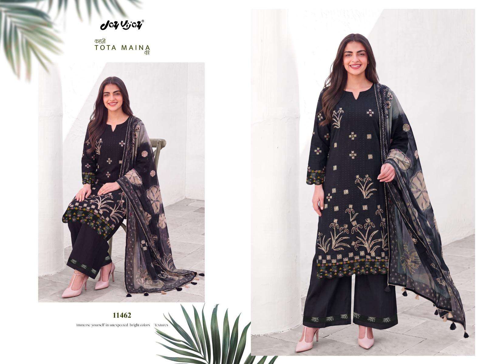 Jay Vijay Kahani Tota Maina Ki Premium Cotton Dress Material Wholesale