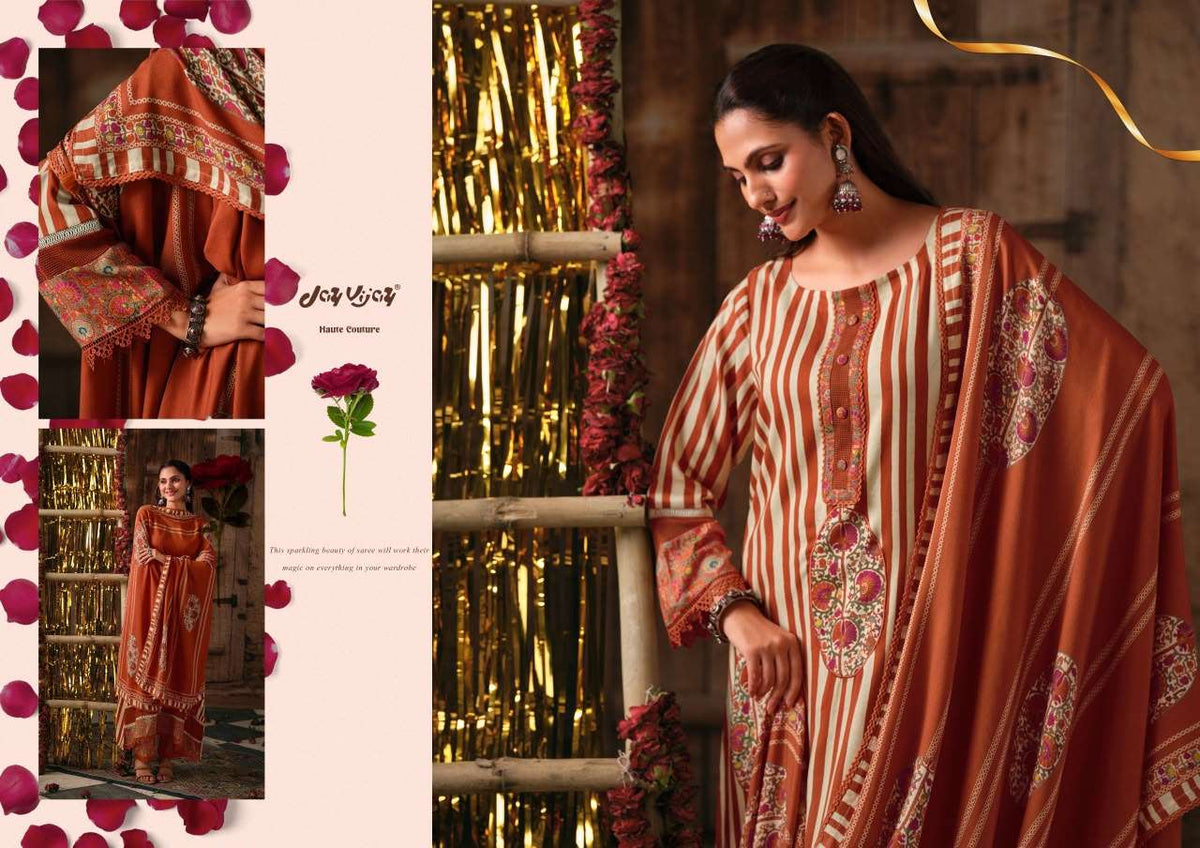 Jay Vijay Kashmee Pashmina Dress Material