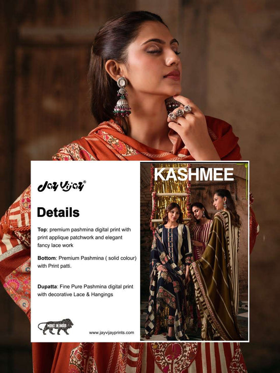 Jay Vijay Kashmee Pashmina Dress Material