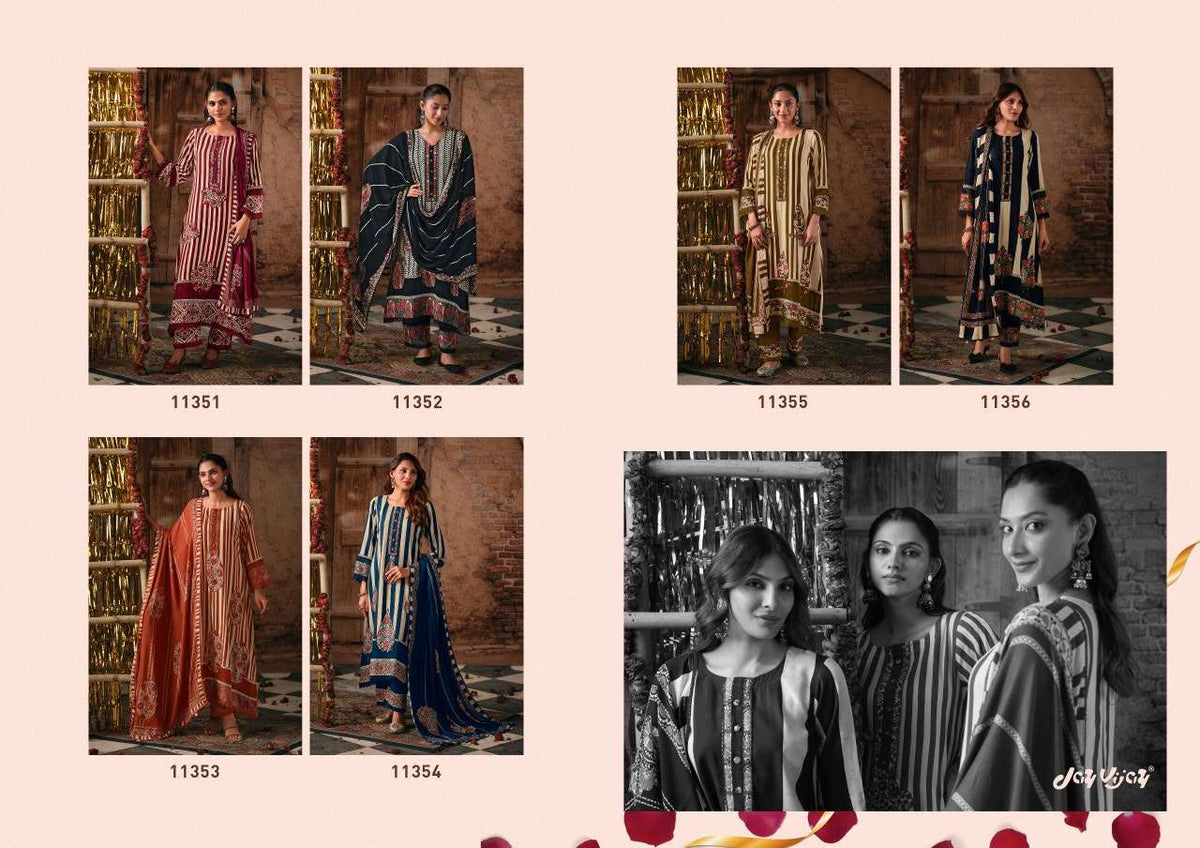 Jay Vijay Kashmee Pashmina Dress Material