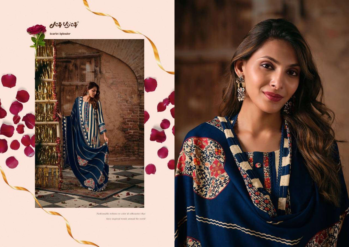Jay Vijay Kashmee Pashmina Dress Material