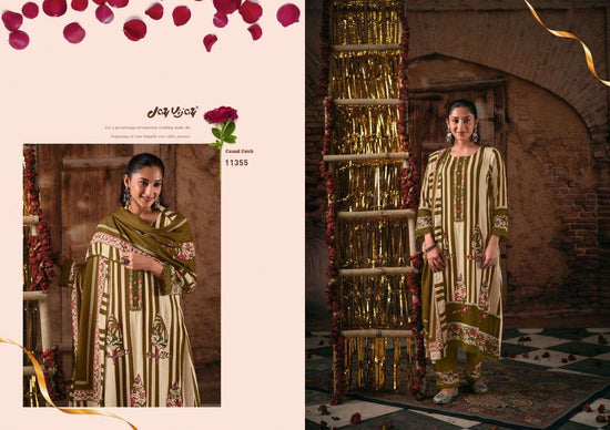 Jay Vijay Kashmee Pashmina Dress Material