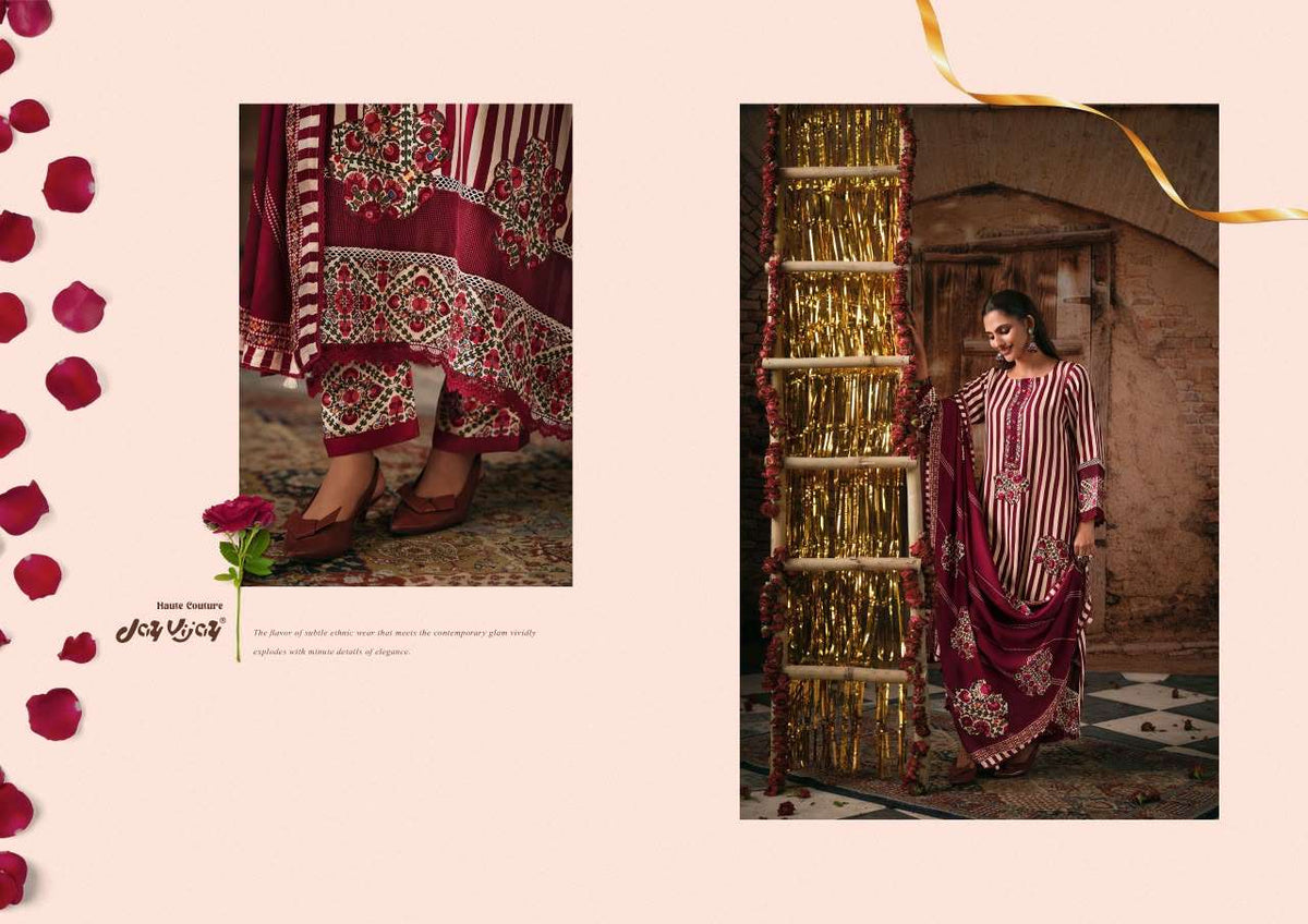 Jay Vijay Kashmee Pashmina Dress Material
