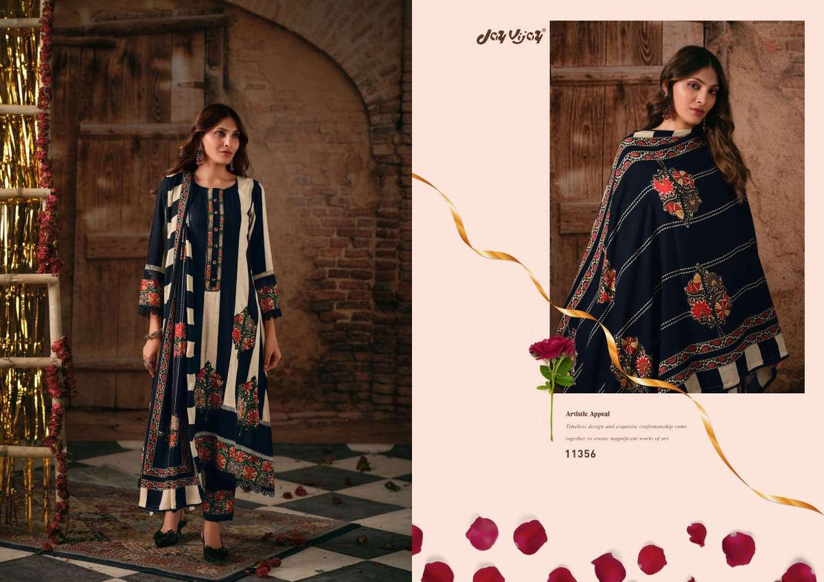 Jay Vijay Kashmee Pashmina Dress Material