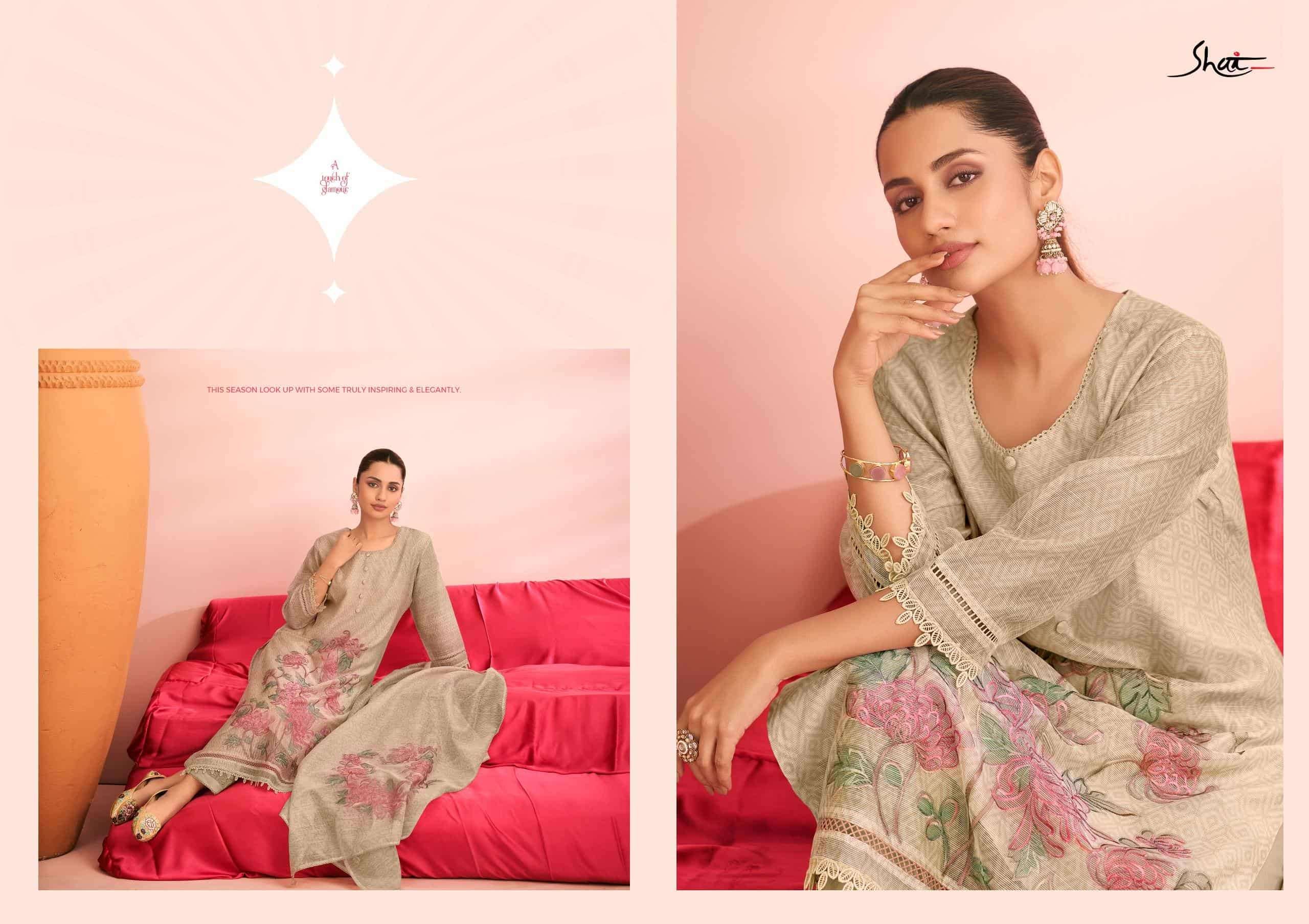 Jay Vijay Khushee Kota Embroidered Dress Material