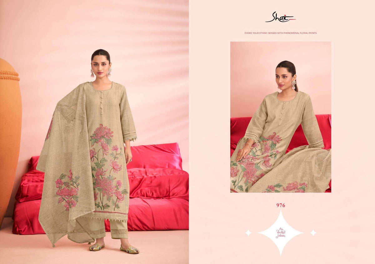 Jay Vijay Khushee Kota Embroidered Dress Material - Amrah Wholesale