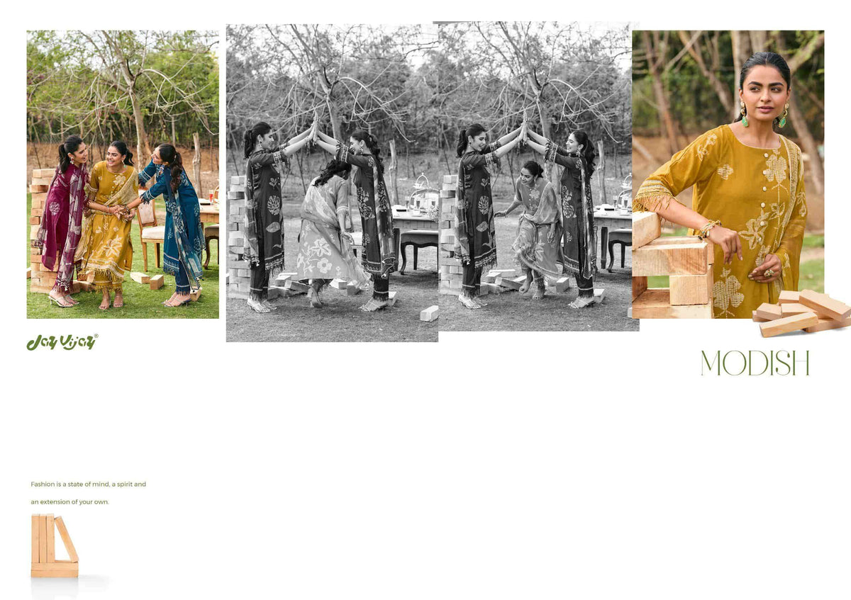 Jay Vijay Khushnuma Premium Mal Cotton Dress Material