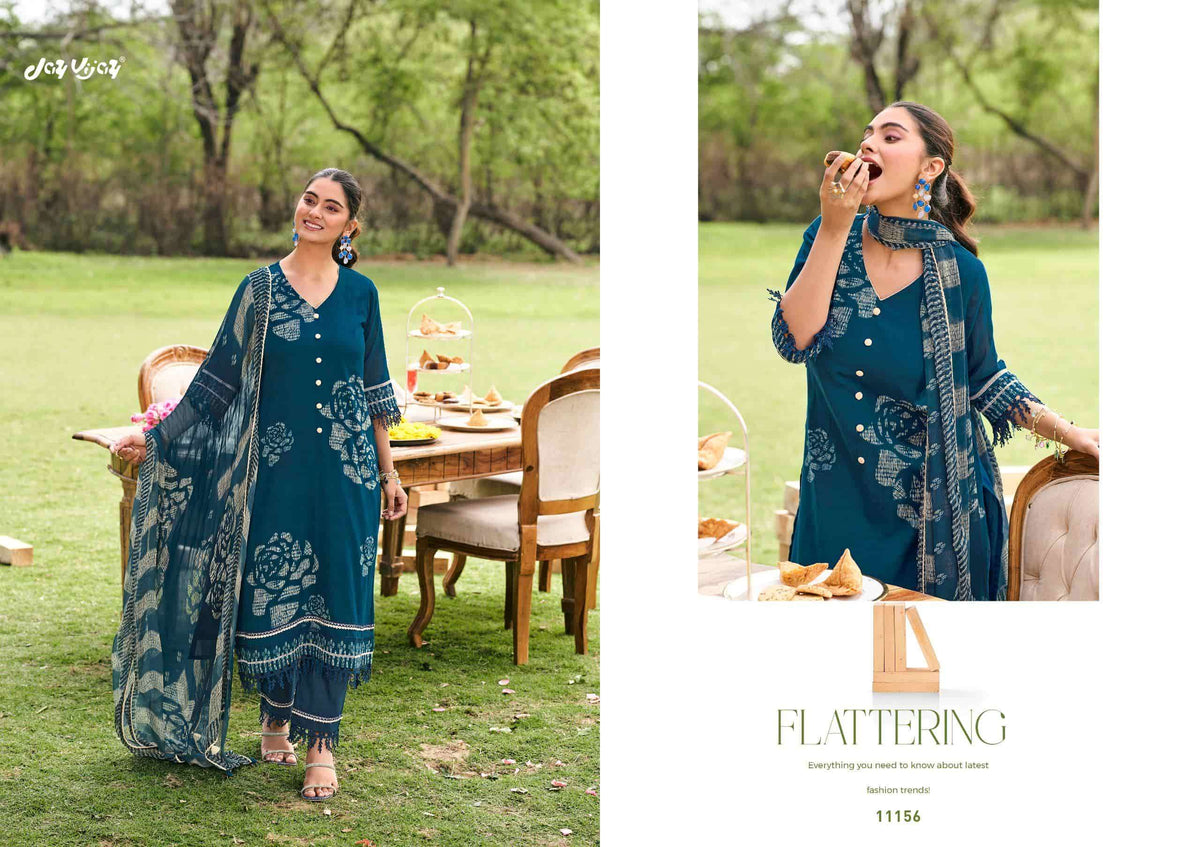Jay Vijay Khushnuma Premium Mal Cotton Dress Material