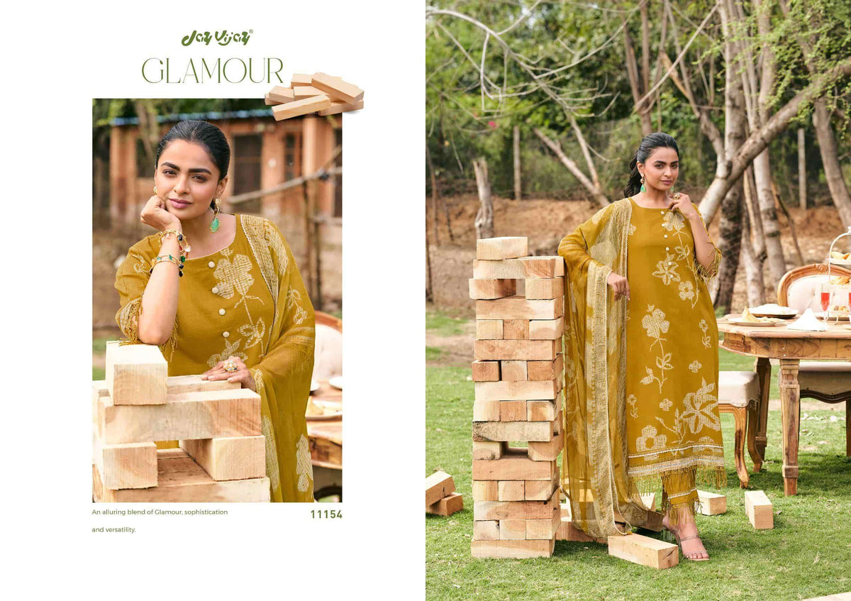 Jay Vijay Khushnuma Premium Mal Cotton Dress Material