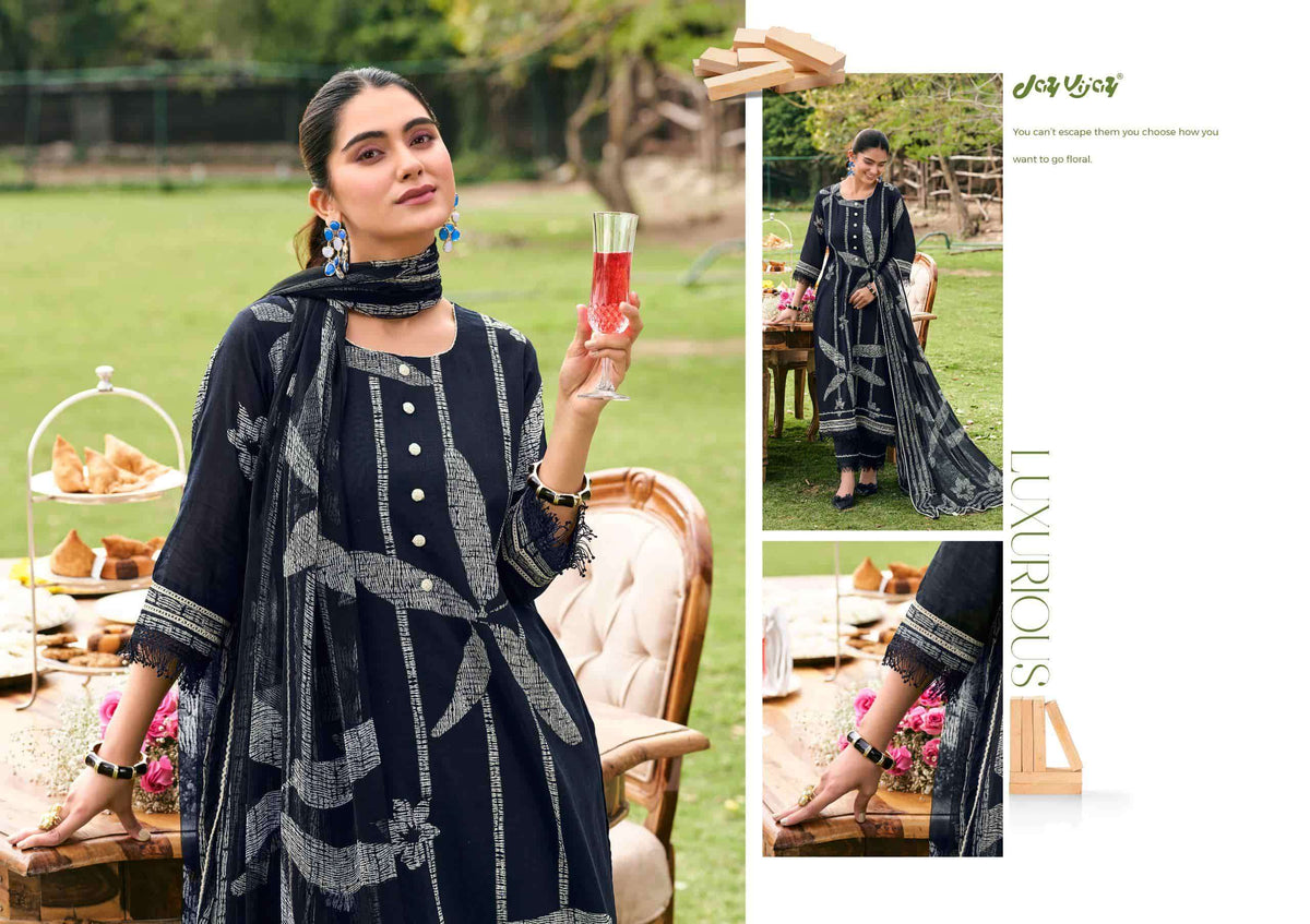 Jay Vijay Khushnuma Premium Mal Cotton Dress Material