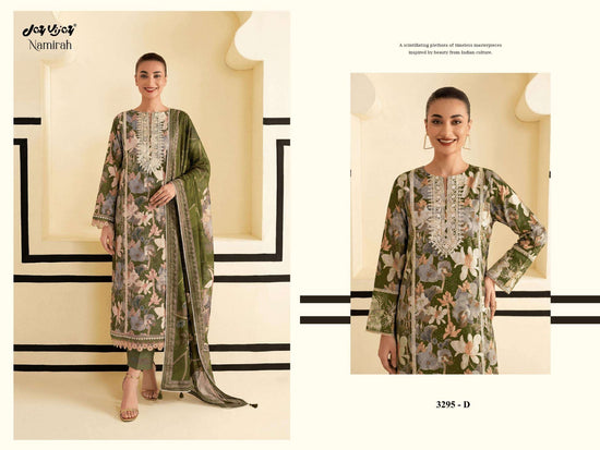 Jay Vijay Namirah 3295 Dress Material Wholesale Catalogue - Amrah Wholesale