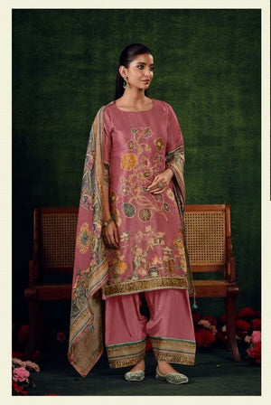Jay Vijay Neelya 3349 Premium Bemberg Silk Designer Dress Material