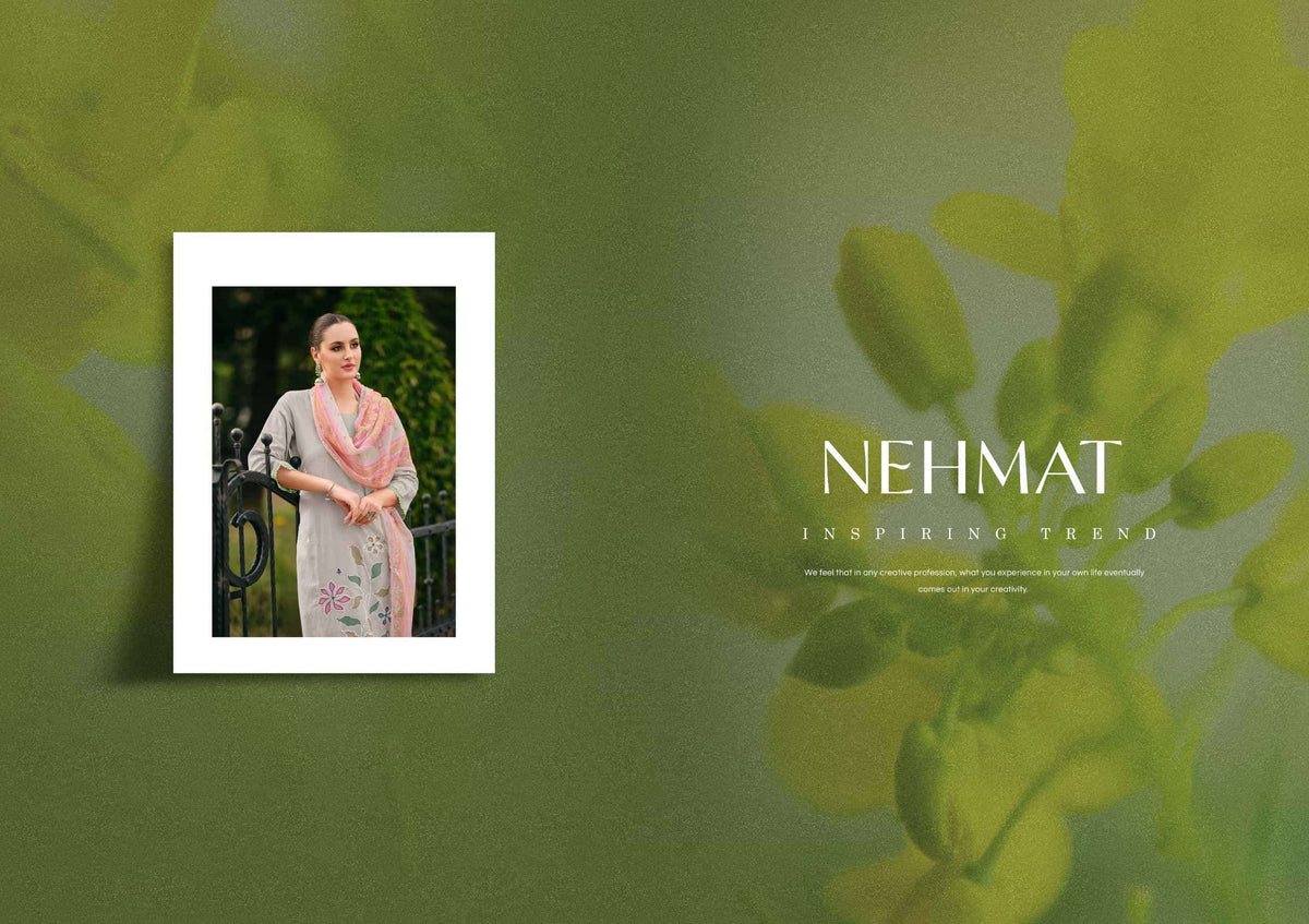 Jay Vijay Nehmat Dress Material Wholesale Catalogue - Amrah Wholesale