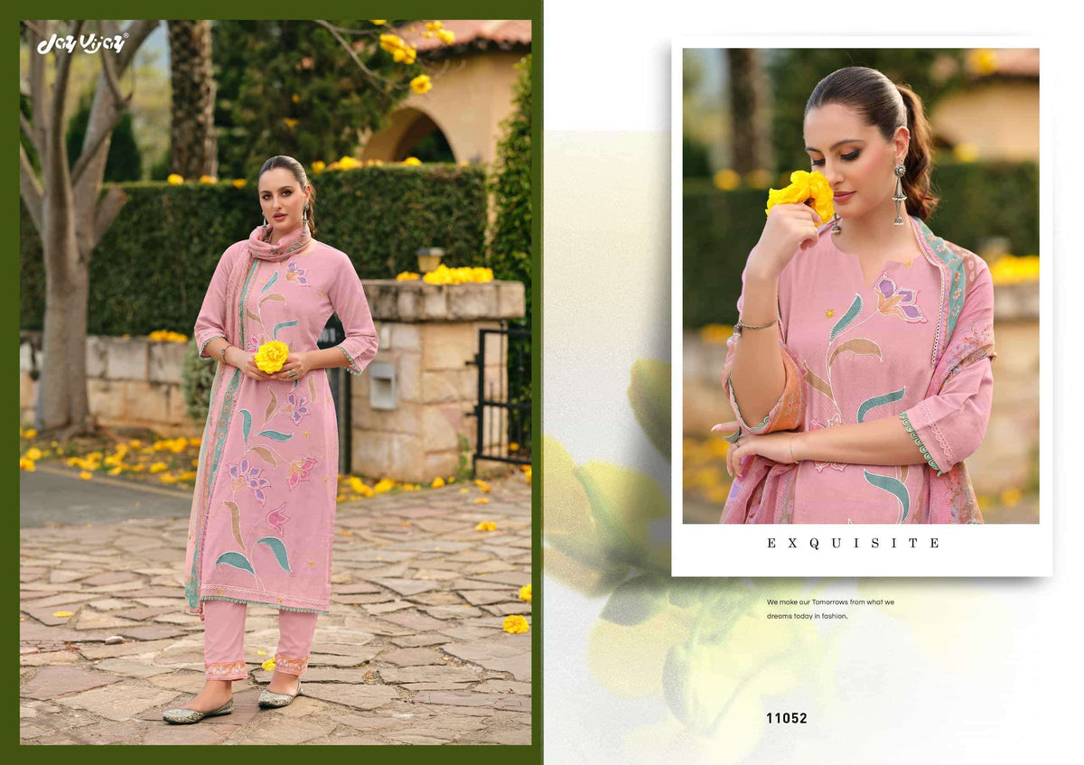 Jay Vijay Nehmat Dress Material Wholesale Catalogue - Amrah Wholesale