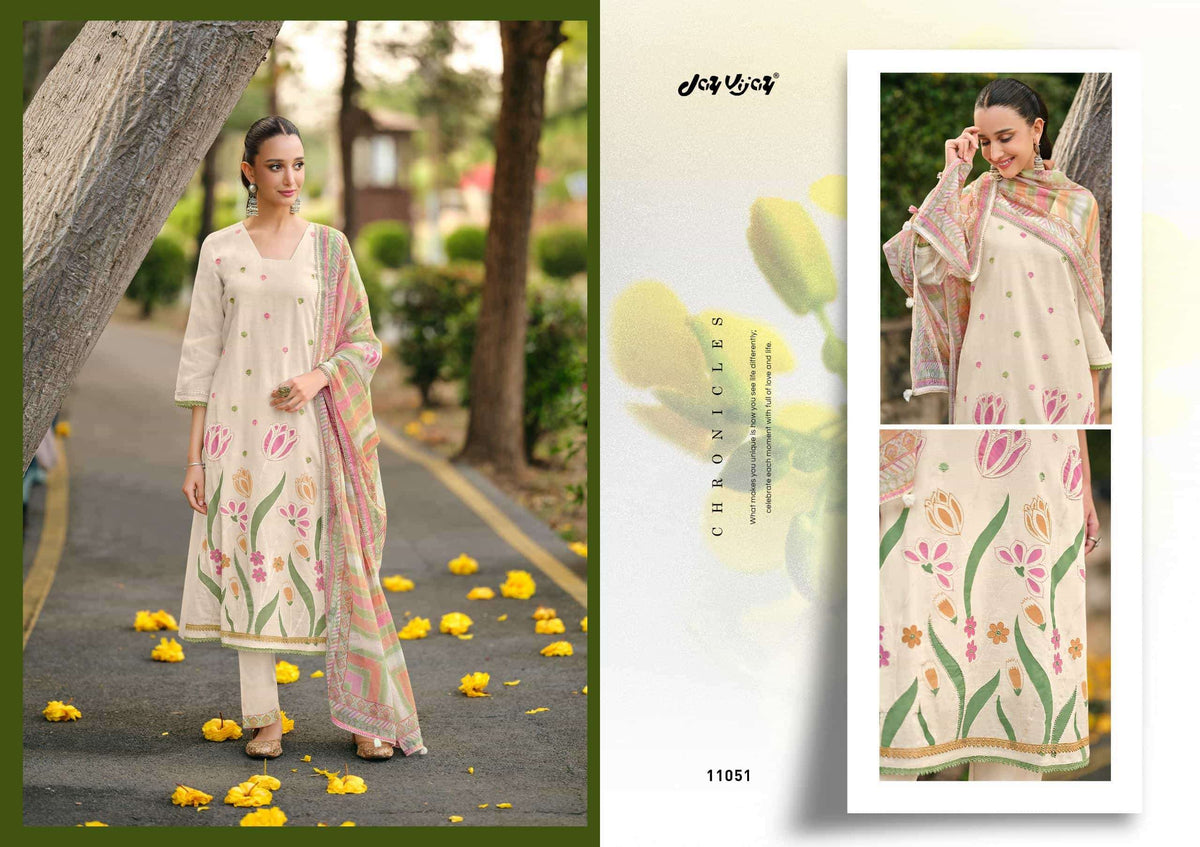 Jay Vijay Nehmat Dress Material Wholesale Catalogue - Amrah Wholesale