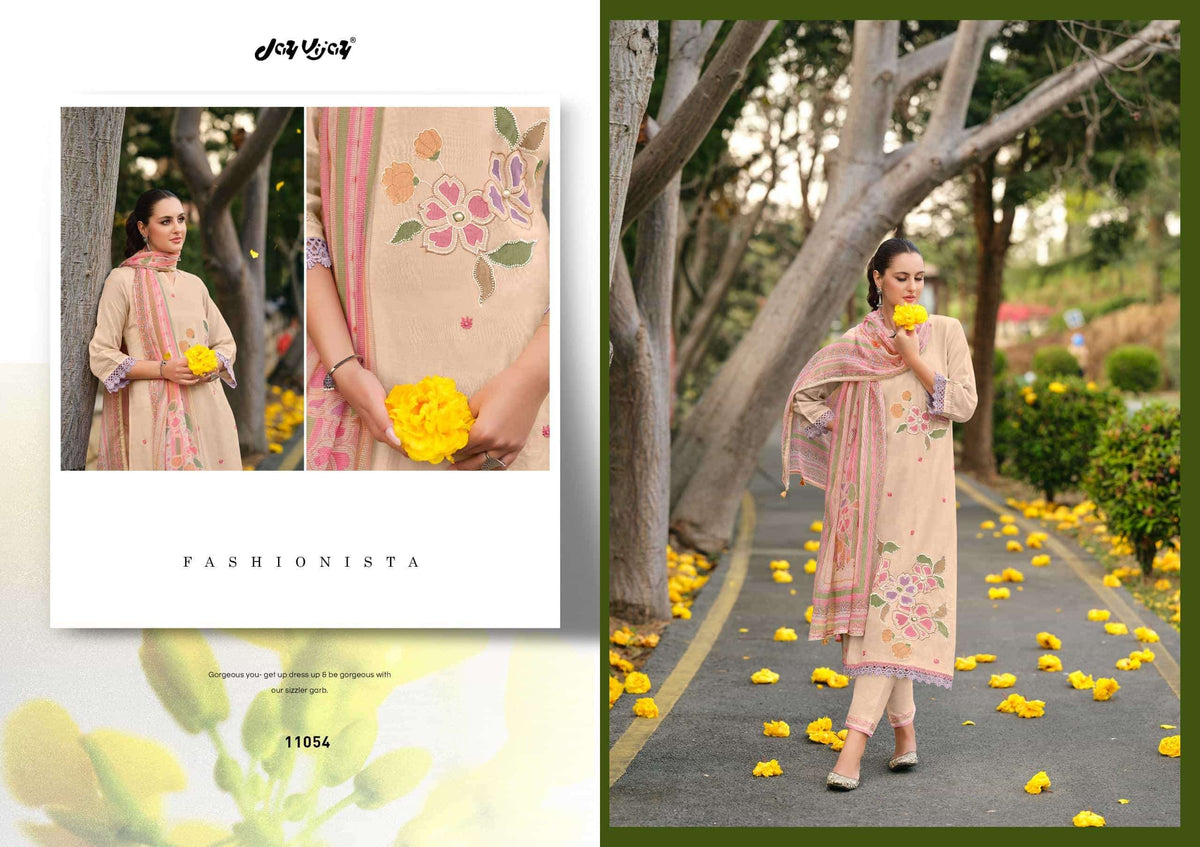 Jay Vijay Nehmat Dress Material Wholesale Catalogue - Amrah Wholesale