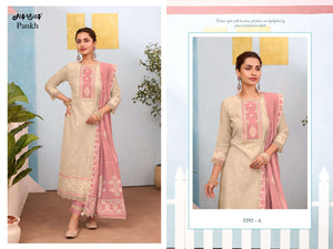 Jay Vijay Pankh 3292 Pure Cotton Dress Material - Amrah Wholesale