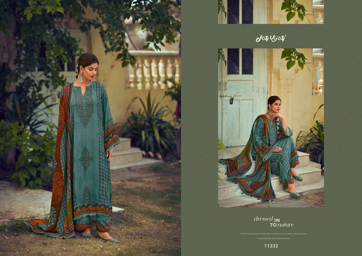 Jay Vijay Pashm Noor Pashmina Jacquard Pakistani Suit